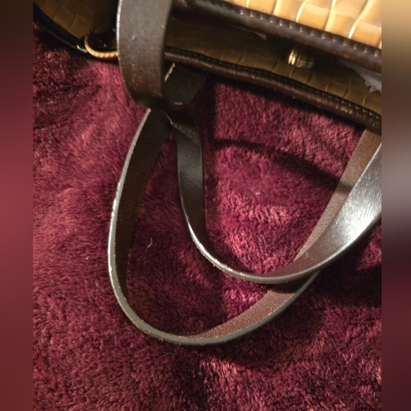 Dooney & Bourke Tan Woven Leather Tote - Picture 16 of 16